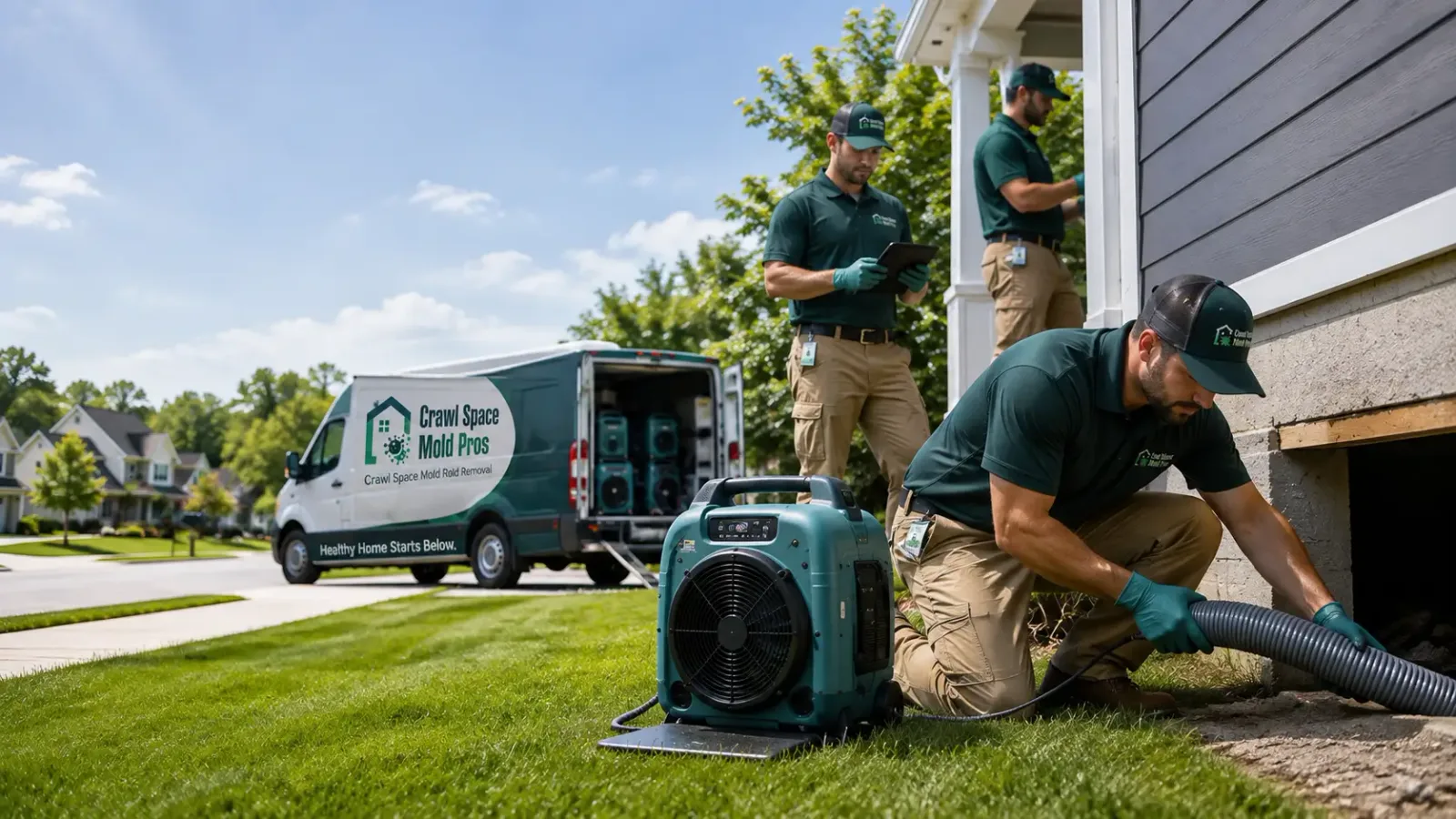Crawl Space Mold Removal in Adair, IA